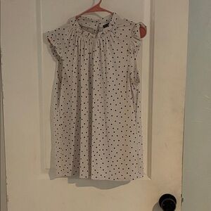 Polka Dot Sleeveless Woman’s Shirt